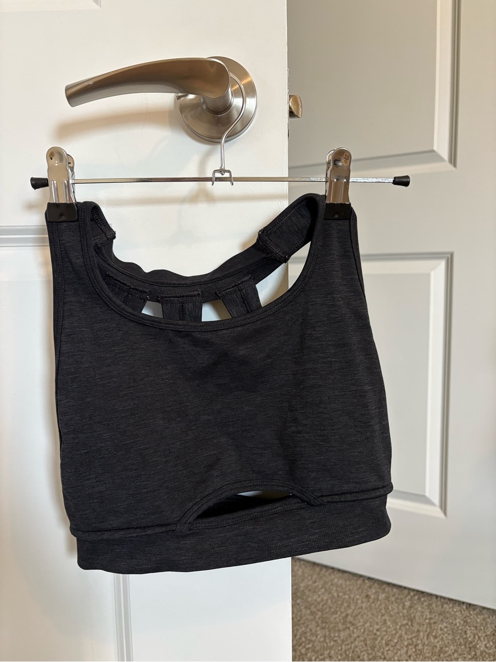 Alphalete Black Cutout Sports Bra